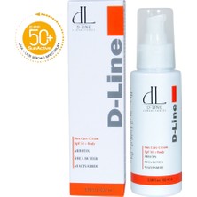 D-Line GÜNEŞ KORUMA KREMİ,  VÜCUT İÇİN, Geniş spektrumlu, SPF 50+, UVA ve UVB,  Uzun etki süresi, cilt bakımı.