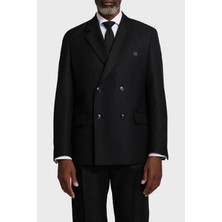 Boss Yünlü Kruvaze Klasik Ceket Erkek Ceket 50527943 001