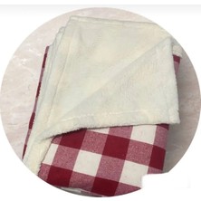 Seda Home Art  Tek Kişilik Tv Battaniyesi , Koltuk Şalı , Çift Taraflı Ekose Battaniye 150X200