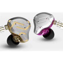 Kz ZS10 Pro Hibrit Hi-Fi Iem Monitör Kablolu Kulak Içi Kulaklık - Mikrofonsuz (Türkiye'den Gönderilir)