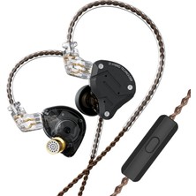 Kz ZS10 Pro Hibrit Hi-Fi Oyuncu Iem Monitör Kablolu Kulak Içi Kulaklık - Mikrofonlu (Türkiye'den Gönderilir)