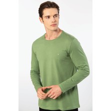 Cacharel Erkek Modal Pamuk Bisiklet Yaka T-Shirt