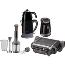 Arzum Siyah 9019PRO Blacklıne Set