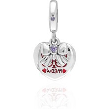Adal Silver 925 Ayar Gümüş Sallantılı Kedi Charm