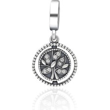 Adal Silver Kadın Gümüş Sallantılı Çevirmeli Hayat Ağacı  Charm