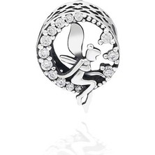 Adal Silver Gümüş Zirkon Taşlı Melek Charm