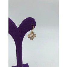 Ayvil Jewelry Gold Çiçek Sallantılı Küpe