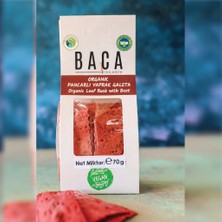 Baca Organik Organik Pancarlı Vegan Yaprak Galeta 55 gr