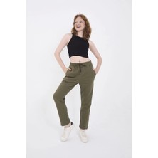 Reyaz Unisex Üç Iplik Basic Eşofman Pantolon - Haki