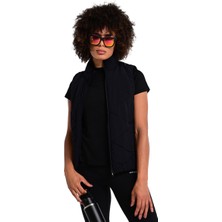 Sportive Kadın Siyah Stil Yelek 24KK015-SYH Günlük Kullanım İçin Rahat Kesim