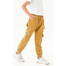 Gold Class Kidswear Lastikli Bel ve Paça Kargo Cepli Jogger Erkek Çocuk Pantolon
