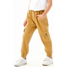 Gold Class Kidswear Lastikli Bel ve Paça Kargo Cepli Jogger Erkek Çocuk Pantolon