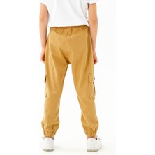 Gold Class Kidswear Lastikli Bel ve Paça Kargo Cepli Jogger Erkek Çocuk Pantolon