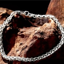 SE Jewellery Çelik Erkek  Halat Zincir Bileklik