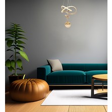 Avonni Dorbıen AV-6130-2BKR-1TK Modern Avize 3 Renk LED Tr