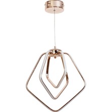 Avonni Dorbıen AV-6168-3BKR Modern Avize 3 Renk LED Tr