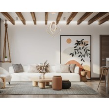 Avonni Dorbıen AV-6168-3BKR Modern Avize 3 Renk LED Tr