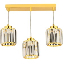 AVONNI FZ-7383-3S-S Gold Kaplama Modern Avize