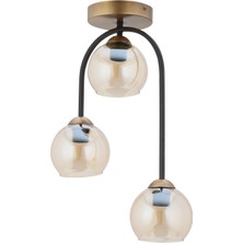 Avonni Dorbıen FZ-7450-3E Modern Avize Eskitme/siyah Kaplama
