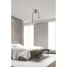 Avonni Dorbıen FZ-7450-3E Modern Avize Eskitme/siyah Kaplama