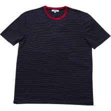 Blinky London Blinky Çizgili Bisiklet Yaka T-Shirt