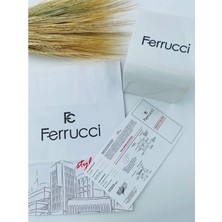 Ferrucci Kadın Kol Saati Fc 01104 Kare Model Altın Renk Içi Yeşil Orjinal 2 Yıl Garantili + Bileklik Hediyeli