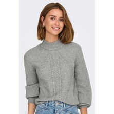 Only Onlkatia Regular Fit Yarım Balıkçı Yaka Örme Kazak Bayan Kazak 15324678