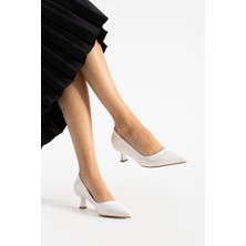 Kadın Kısa Topuklu Stiletto Ayakkabı [3] cm