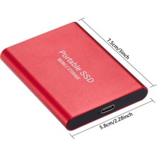 Tcherchi Tcherchiyedeklemeler Için Taşınabilir Harici Sabit Sürücü 1tb USB 3.0 SSD (Yurt Dışından)