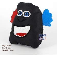 Köpekler Için Peluş Oyuncak - Black Monster / 12CM / Siyah