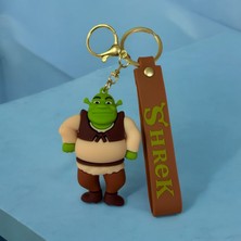 Chipper Shrek Sevimli 3D Silikon Anahtarlık Kaliteli Büyük Boy Shrek