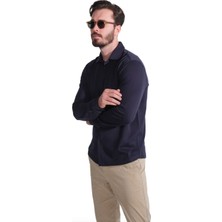 Blinky London Blinky Erkek Merserize Pike Gömlek Dark Blue