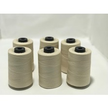 Pamuk İplik Dikiş İplik 6'lı Set Dikiş İpliği 60 Numara 5000mt Pamuk