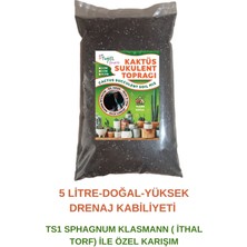 Tuğel Flowers 2'Li  Kaktüs & Sukulent Toprağı (2×5 LİTRE)