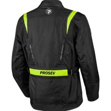 Prosev 5217 Stelvio 4 Mevsim Uzun Mont (Siyah-Sarı)