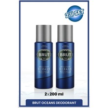 Brut Oceans Erkek Deodorant 200 ml X2 Adet