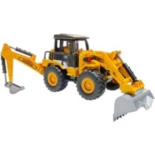 Brother Toys Oyuncak Buldozer Metal Kepçe Çift Taraflı Iş Makinası 32 Cm.