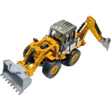 Brother Toys Oyuncak Buldozer Metal Kepçe Çift Taraflı Iş Makinası 32 Cm.