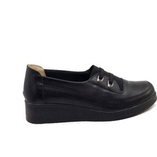 Edik 531 Siyah Termo Taban Günlük Anne Ayakkabısı