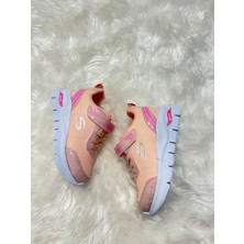 Best Shoes Kız Çocuk Pembe Simli Spor Ayakkabı