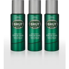 Brut Original Erkek Deodorant 200 ml X3 Adet