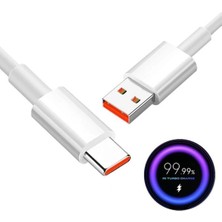 Type-C 67W (Watt) Turbo Şarj Aleti Cihazı Adaptörü Kablo (Set) %100 Turbo