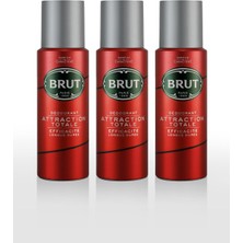 Brut Attraction Erkek Deodorant 200 ml X3 Adet