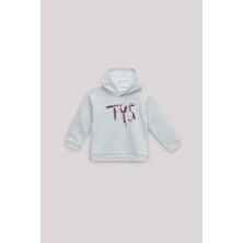 Tyess Bg Store Kız Çocuk Gri Sweatshirt