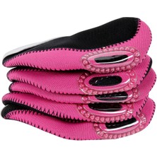 Perfk 10 Adet Neopren Golf Demir Headcovers Golf Kulübü Kafa Kapağı Görüntülenebilir Pencere Pembe (Yurt Dışından)