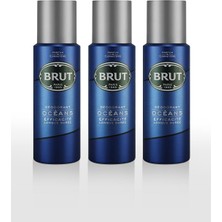 Brut Oceans Erkek Deodorant 200 ml X3 Adet