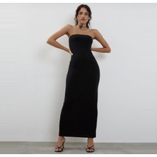 Shop Krutzo Kadın Straplez Bilek Boy Abiye Elbise