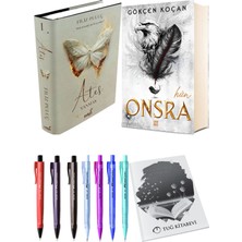 Onsra Hun Ciltli ve Ateş Yanmak 1 Ciltli Filiz Puluç 2'li Set + Hediyeli