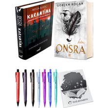 Onsra Hun Ciltli ve Karantina 2 Ciltli Beyza Alkoç 2'li Set + Hediyeli