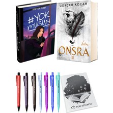 Onsra Hun Ciltli ve Ephesus Yayınları Yokmusun Ciltli Meryem Nart 2'li Set + Hediyeli